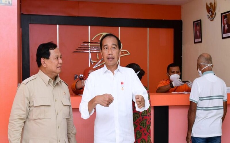 Prabowo dan Jokowi dalam sebuah kesempatan. (Muchlis Jr - Biro Pers Sekretariat Presiden)/Detik.com