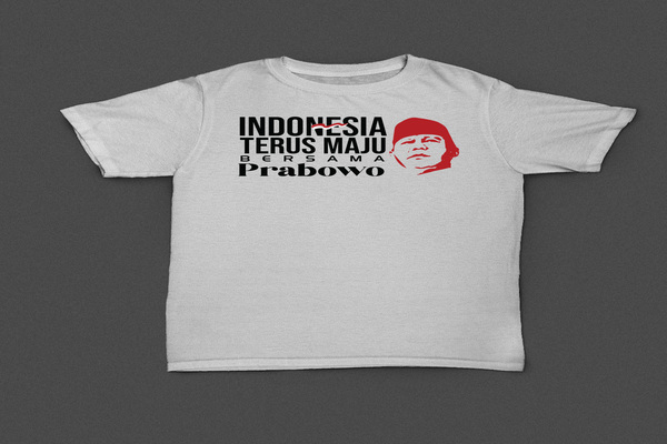 T Shirt Putih Prabowo Seri 6