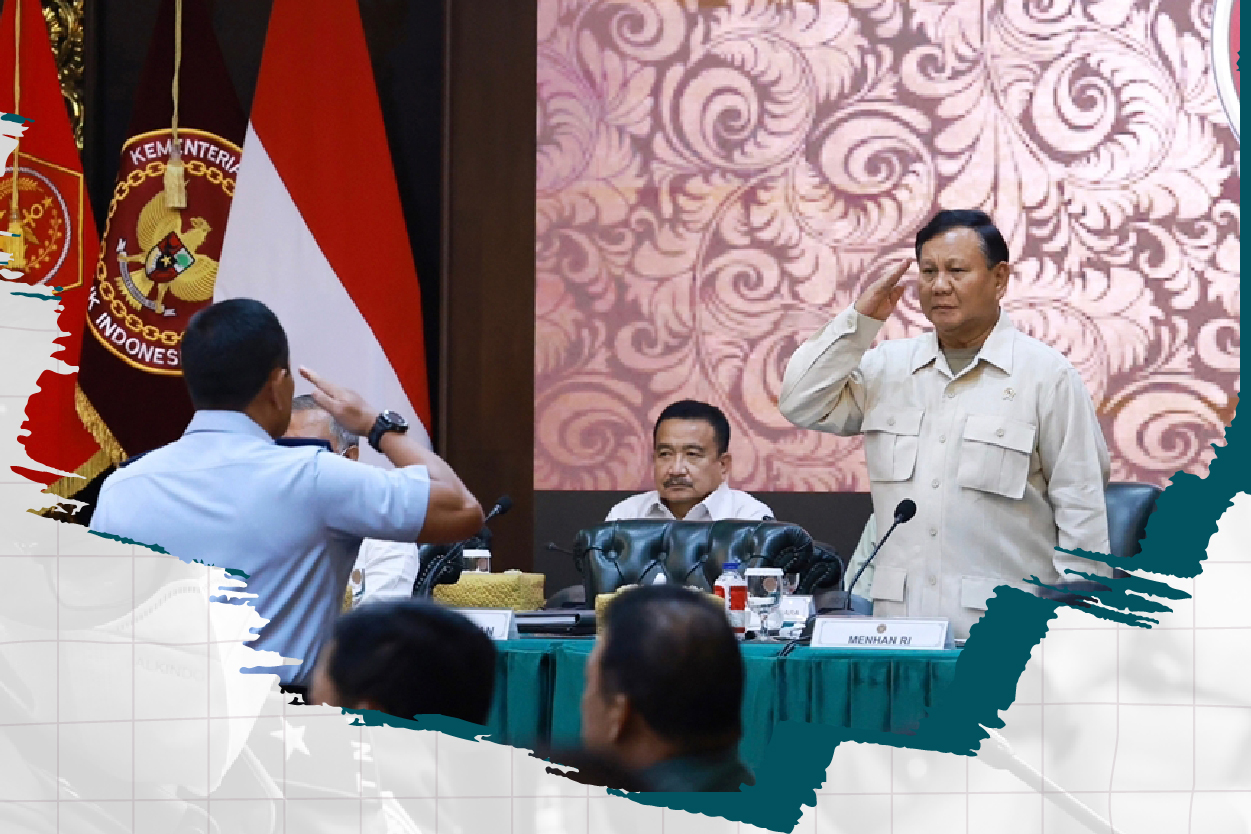 Prabowo Beri Pengarahan 