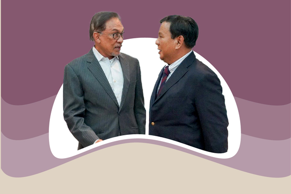 Prabowo dan Anwar Ibrahim