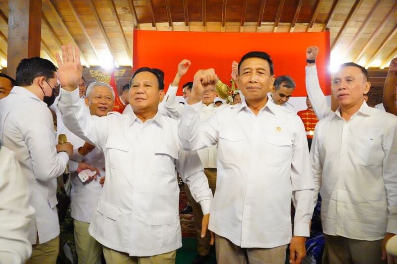 Prabowo Subianto dan Wiranto 